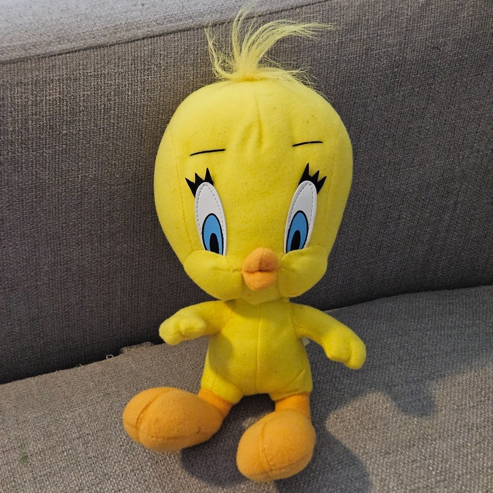 VTG Tweety Bird Looney Tunes Plush Stuffed Animal 1997